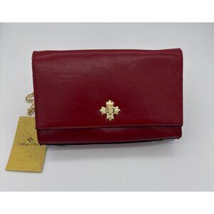 Patricia Nash Women's Giada‎ Crossbody Bag Vegetable Tanned Leather Red